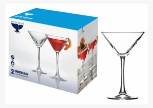 Essentials Cocktail Martini Glasses X 2