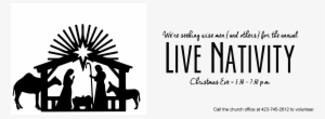 Live Nativity 01 - Nativity Silhouette Scene