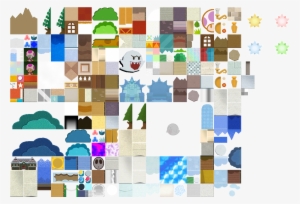 Previous Texture - Paper Mario Sticker Star World Map