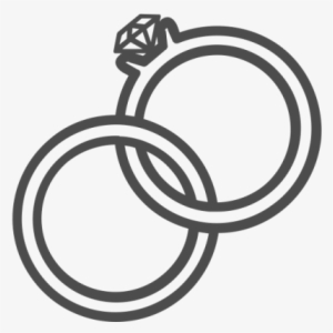 Engagement Ring Clipart Png - Wedding Ring Icon Png