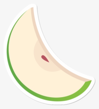 Apple Slice Icon Sticker - Apple Slice