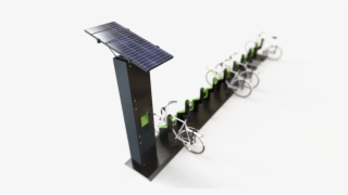 innovative design - solar panel bike racks