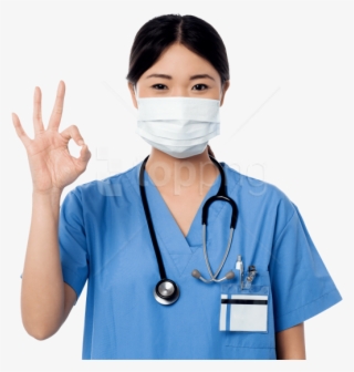 Free Png Women Pointing Perfect Symbol Png Images Transparent - Surgeon Doctor Png