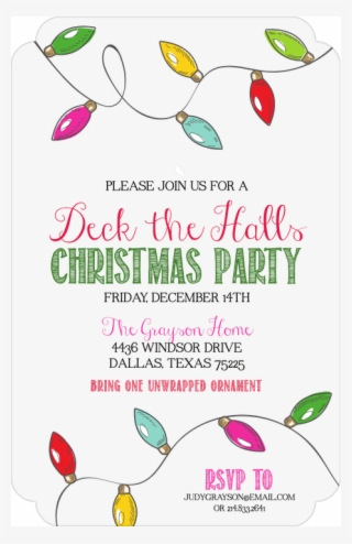 strings of lights invitation holiday party invitations,
