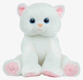 16″ White Kitty - Teddy Bear