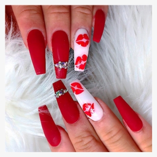 Undefined - Valentines Day Nails Coffin