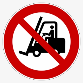 Information Sign Forklift Signage Iso - No Forklift Trucks Sign