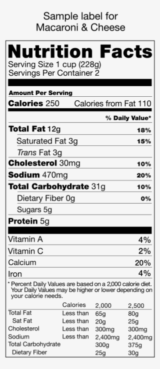 Us Nutritional Fact Label - Nutrition Facts Oats 100g