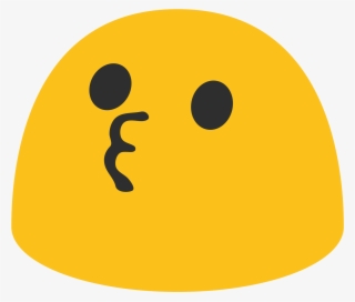 Open - Transparent Background Blob Emoji