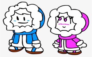 Adeleine, Cherrim, Ice Climbers, And Ashley " - Cartoon