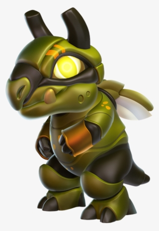 Beetle Dragon Baby - Cartoon
