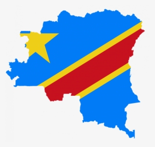 Share - Democratic Republic Of Congo Flag Map