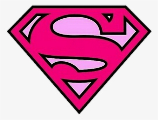 #superman #pink #s #superhero #logo - Superman Logo 50