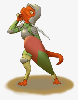 Another Kobold, Bravely Standing All Fancy Like In - Cartoon