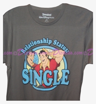Disney Fantasyland Gaston's Relationship Status Single - Active Shirt