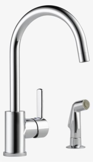 Single Handle Kitchen Faucet With Spray - One Hole Kitchen Faucet With Side Spray