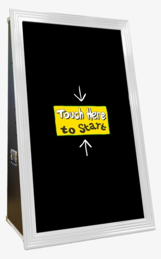Experience The Magic This Touch Screen Mirror Booth - Poster