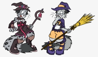 Halloween Witches By Virmir & Bluedragon62 - Cartoon