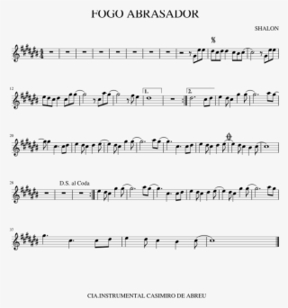 Fogo Abrasador Sheet Music For Alto Saxophone Download - Document