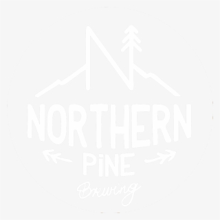 Northern Pine Brewing Logo White - Circle