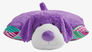 Pillow Pet Colorful Purplepup 18 Large Plush Stuffed - Plush