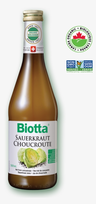 Biotta® Organic Sauerkraut Juice - Glass Bottle