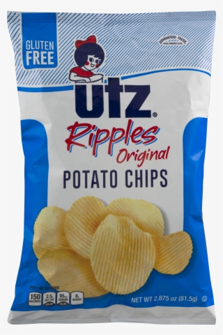 Utz Potato Chips, Ripples Original - Utz Ripple Chips