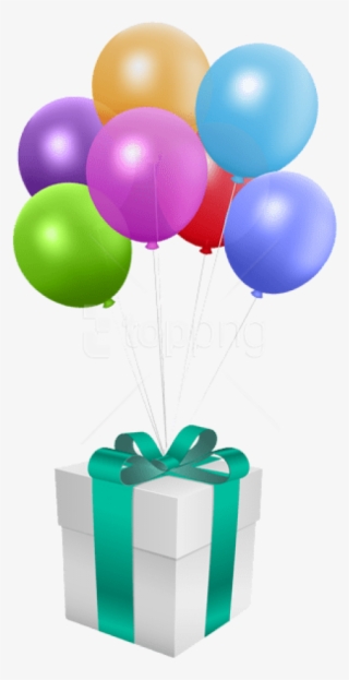 Free Png Download Gift With Balloons Transparent Png - Birthday