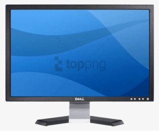 Free Png Dell Computer Monitor Png Png Image With Transparent - Monitor Lcd 22