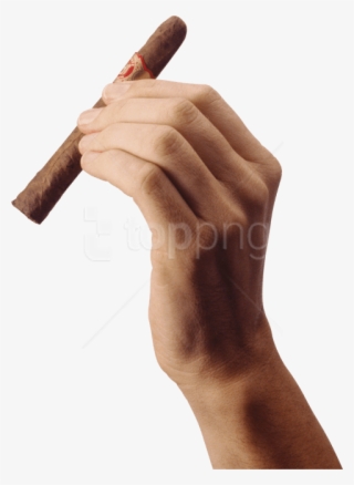 Free Png Cigar Hand Transparent Png Images Transparent - Cigarette Hand Png