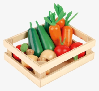 Five A Day Wooden Veg Box - Vegetable