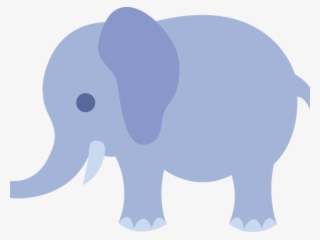 Elephant Clipart Monkey - Baby Blue Elephant Vector