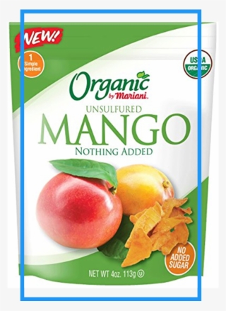 Mariani Organic Dried Mango 4oz Pack Of 12 - Mango