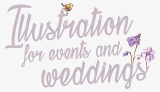 Illustration For Weddings And Events - Lavender