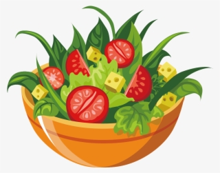 Vegetables Clipart Salad Vegetable - Salad Free Vector Png