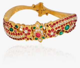 Ruby Emerald Ethnic Bracelet - Bracelet