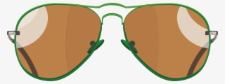 Vector Brown Goggles Sunglasses Png Image High Quality - Sunglasses