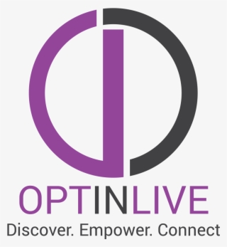 Opt In Live Logo Vertical With Tag - Circle