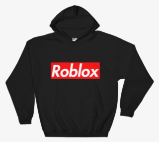 Supreme Roblox Hooded Sweatshirt Black Hoodie Depressed