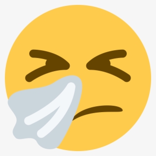 Emoji Sick Clip Art - Sneeze Face Emoji
