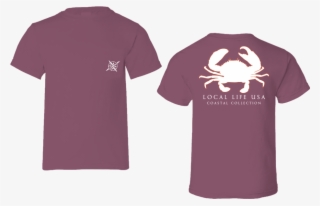 Crab Outline Short Sleeve Tee - T-shirt