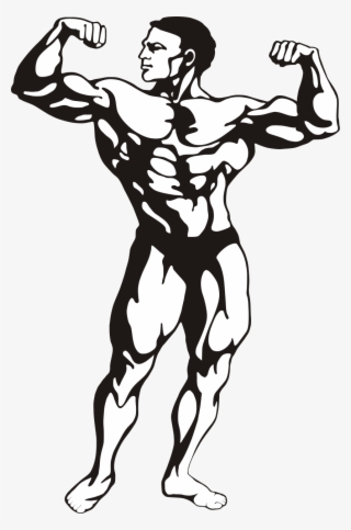 File - Btoteva Fitness - Svg - Body Builder Clip Art