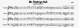 Pinstripe Suit Sheet Music Composed By Bbvd 1 Of 2 - Document