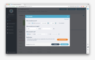 Loadimpact Test Scheduling - Computer Icon