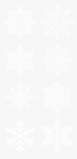 Snowflakes Decorative Png Clip Art Image Gallery Yopriceville - Silhouette Snowflake Vector
