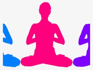 Meditation Clipart Namaste Yoga - Person Meditating Transparent Background