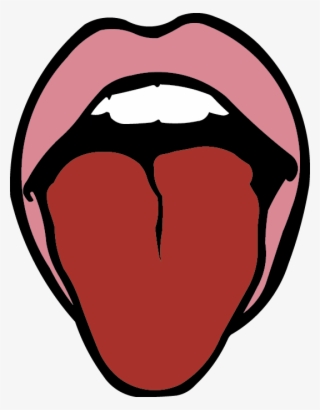 Lips And Tongue Graphic - Clip Art Black And White Tongue