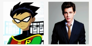 Teen Titans Fancast Logan Lerman As Robin - Teen Titan Robin Original