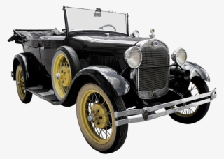 Black Oldtimer - Ford Model T Transparent Background