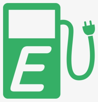 Free Clipart Of A Euro Gas Pump - Electric Car Clipart